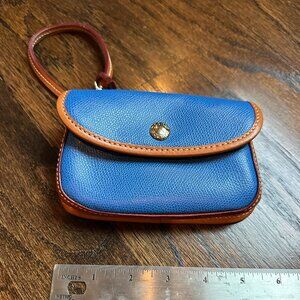 NWOT - Dooney & Bourke Blue Leather Wristlet